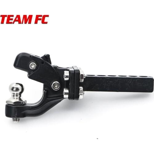 2Pcs Red Metal Bumper D-ring Tow Hook for 1/10 RC Crawler Car Traxxas TRX-4 Axial SCX10 90046 D90