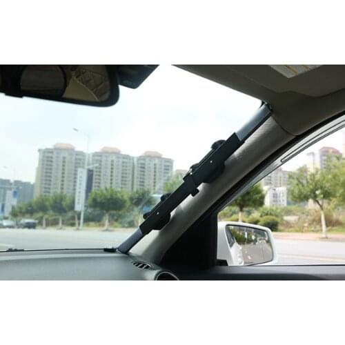 46*140cm Retractable Car Sun Insulation Curtain Length Adjustable