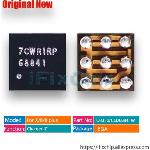 5pcs/lot 68841/Q3350 For iphone X/8/8plus/8 plus CSD68841W USB/Charger/Charging IC Chip 9pins