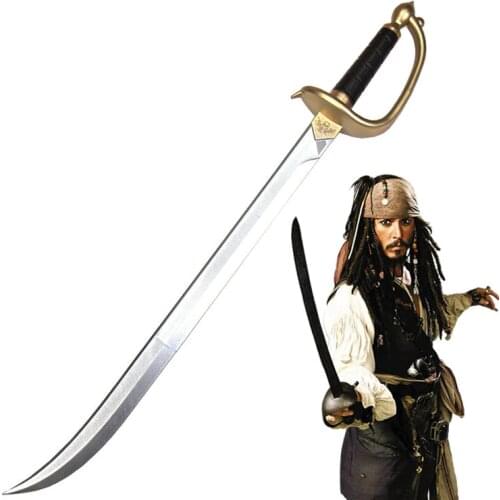 76cm Pirate Captain Jacks Weapon Props Swords Toy Pu Rubber Halloween Pirates Of The Caribbean Simulation Props Teen Toy