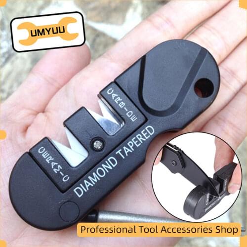 UMYUU Diamond Wheels For Sharpening Multifunction Pocket Sharpener Knife Whetstone Outdoor Portable Tools