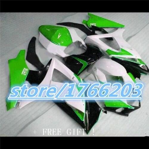 White green black Injection fairing kit for SUZUKI GSXR1000 body kits GSXR 1000 2007-2008 GSXR1000 07-08 Fairing Bodywork