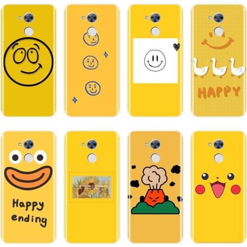 Yellow Cartoon Cute Anime Phone Case For Huawei Honor 4C 5C 6C 6A Pro Soft Silicone Back Cover For Huawei Honor 6 5A 4X 5X 6X 6A