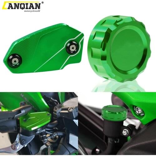 For KAWASAKI Z800 Z 800 2013 2014 2015 2016 Motorcycle Accessories Front & Rear Brake Fluid Cylinder Master Reservoir Cover Cap