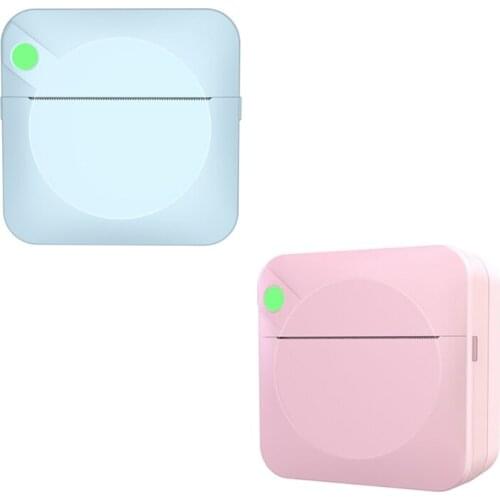 Mini Pocket Photo Printer Portable Thermal Printing Machine Wireless BT Connection for Picture Lable DIY Handcraft List