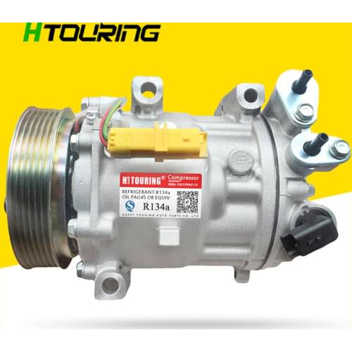 SD7C16 AC Compressor For Car Peugeot 407 508 For Citroen C5 C6 9683055180 9800840380 6453WW 6453SN 6453RE 6453PP 9670022580 6pk
