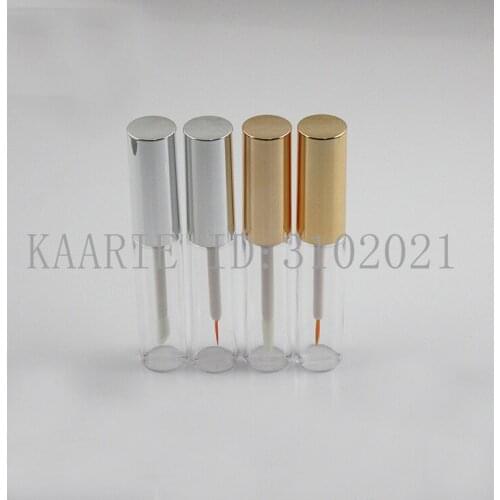 8ML Cosmetic Eyeliner Bottle, Clear Empty Professional Beauty Eyelashes Growth Liquid Container, Plastic Makeup Lip Gloss Tube