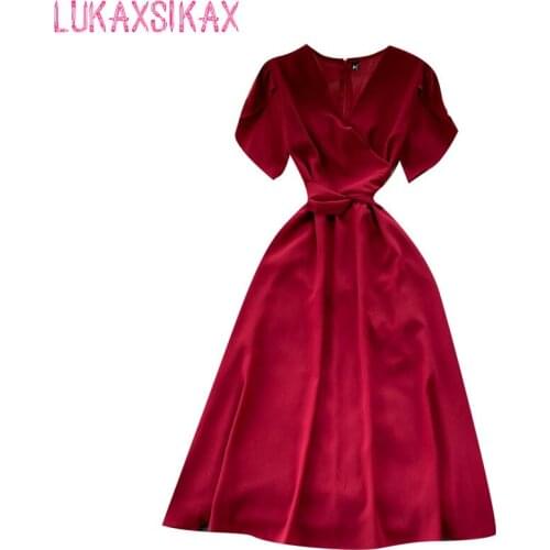 LUKAXSIKAX Casual Summer Dresses