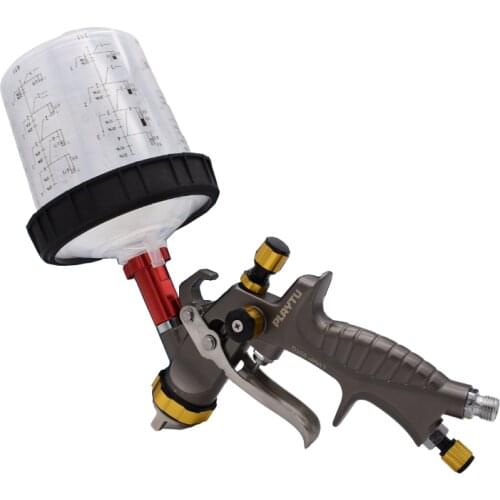 LVMP Spray Paint Gun,Gravity Spray Gun 1.3mm Stainless steel nozzle 600CC cup,Professional car paint spray gun