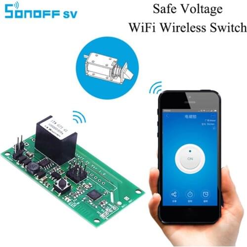 Safe Voltage Long Distance Remote Timing WiFi Wireless Switch Module for IOS/Android Smart Home