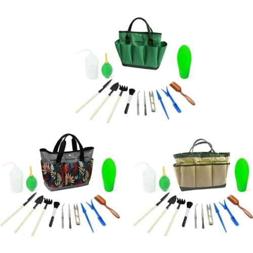 Succulent Planting Tools Set Mini Indoor Gardening Tools Kit with Planting Bags T5UC