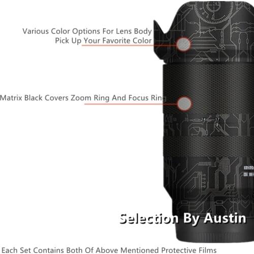 Lens Skin Decal Wrap Film For Tamron 17-70 F2.8 Sony Mount Protector Anti-scratch Decal Sticker