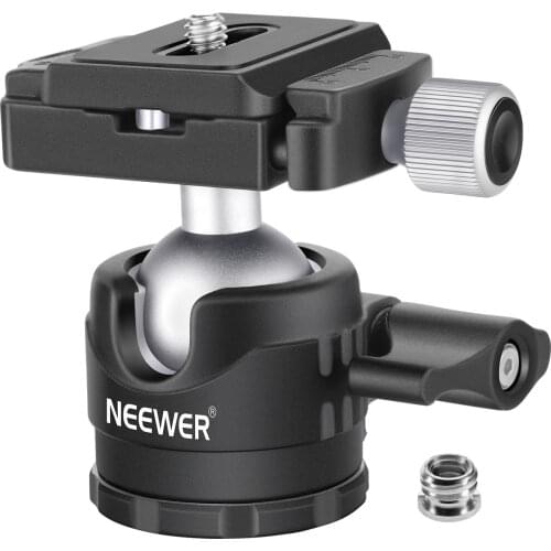 Neewer Low-Profile Ball Head 360 Degree Rotatable Tripod Head for DSLR Cameras Tripods Monopods