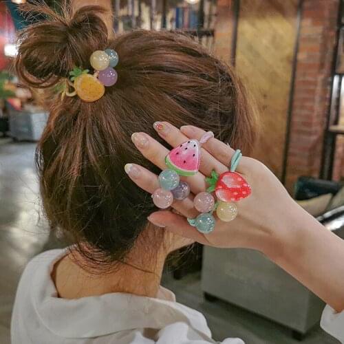 Fruit Shape Headbands Hairbands Watermelon Strawberry Hair Bands for Women Girls Fashion Jewelry Cute Children Kids Headwear