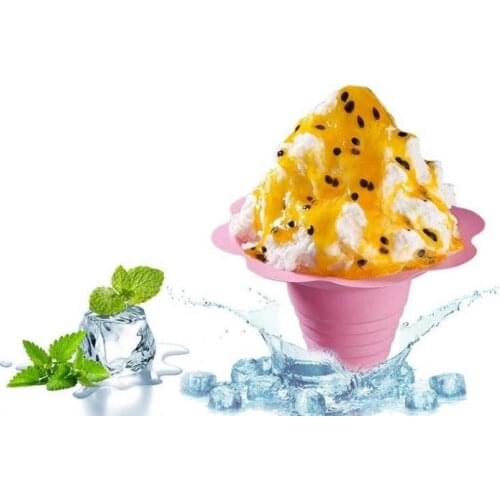 1000pcs/lot disposable plastic ice cream Parfait sundae cup Flower shape cups Bowls 250ML Event Party Wedding SN1407