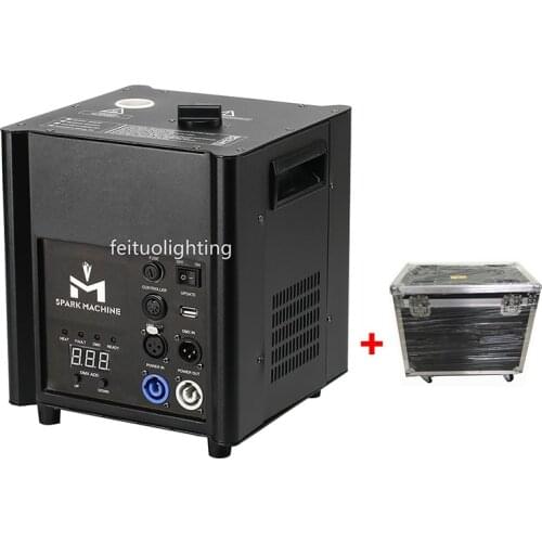 4pcs With Flycase Chinese Fireworks 500w Indoor Cold Fireworks Dmx Wireless Cold Sparkler Machine Wedding Fountain Pyrotechnics