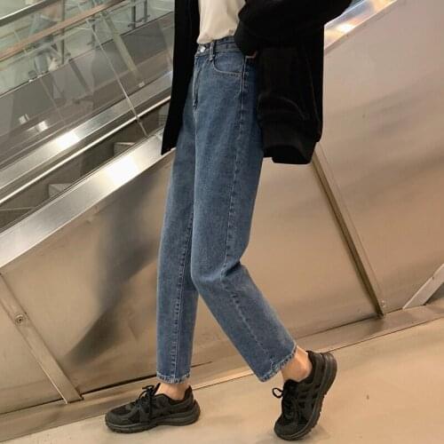 RISE LEAP Women's Loose Jeans
