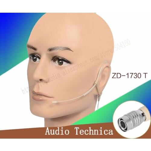 Detachable Cable Head Headset Microphone for Audio Technica Wireless Hirose 4Pin connector