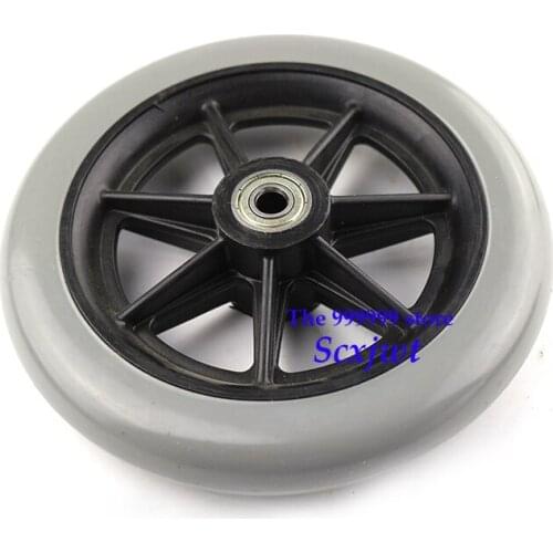 6 inch tubelss tire150MM Scooter non-Inflation Wheel With plasctic Hub Electric Scooter 6 Inch solid tyre explosion-proof wheel