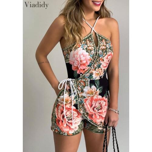Viadidy Women's Jumpsuits With Print