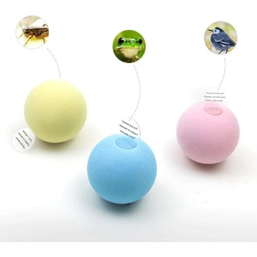 Funny Cat Toys Smart Touch Sound Ball Catnip Pet Training Supplies Simulation Squeaker Products Toy for Cats Kitten Kitty
