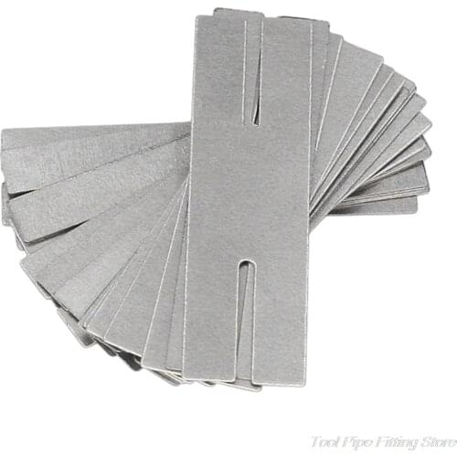 100pcs 0.15*8*28 H type Nickel Plated Steel Strap Strip Sheets for Battery Pack Spot Welding Spot Welder Equipment M15 21