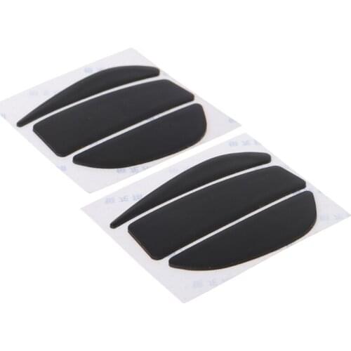 2 Sets 0.6mm Thickness Replacement Mouse Feet Mouse Skates for Logitech G9 G9X
