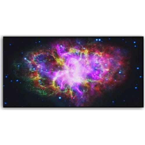 2020 New Years latest Oil Painting Dazzle colour of sky 100% Hand painted world famous paintings living room Decor 20200418019