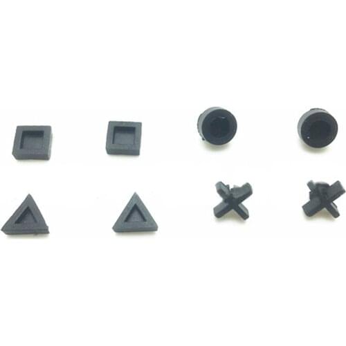 8PCS/Set Rubber Feet Dust Cover Pads for Sony PlayStation 4 Pro PS4 Pro Game Console Replacement Accessories