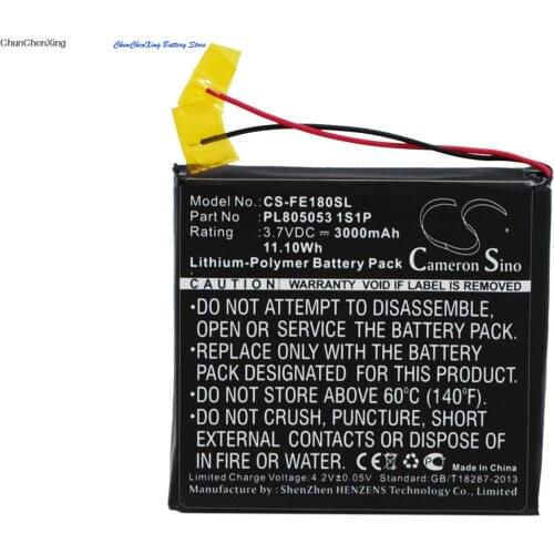 Cameron Sino 3000mAh Battery PL805053 1S1P for Fiio E18