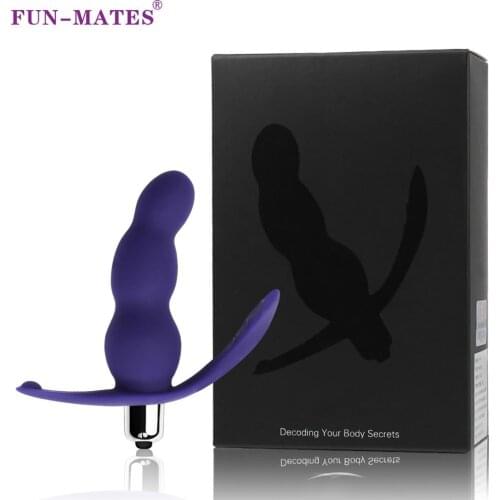 16 Speeds Vibrating Anal Butt Plug Vibrator Adult Anal Sex Toys For Man Women Long Beads Buttplug Male Prostate Massager Sexshop