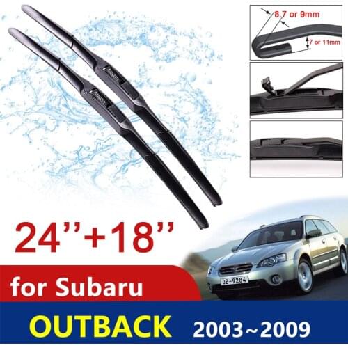 Car Wiper Blade Windscreen for Subaru Outback 2003 2004 2005 2006 2007 2008 2009 Front Windshield Wipers Brushes Car Accessories