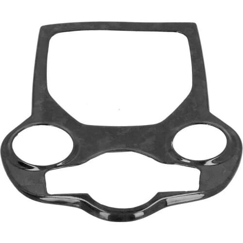 Car mirror protect Car Mirror Console Gear Shift Frame Trim Forged Carbon Fiber Replacement for Alfa Romeo Stelvio Giulia