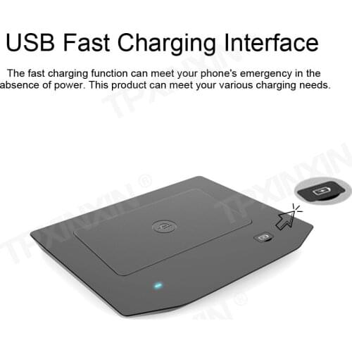 Car Wireless Charger for Volkswagen TAYRON 2019 Intelligent Infrared Fast Sensitive Charging Phone Holder