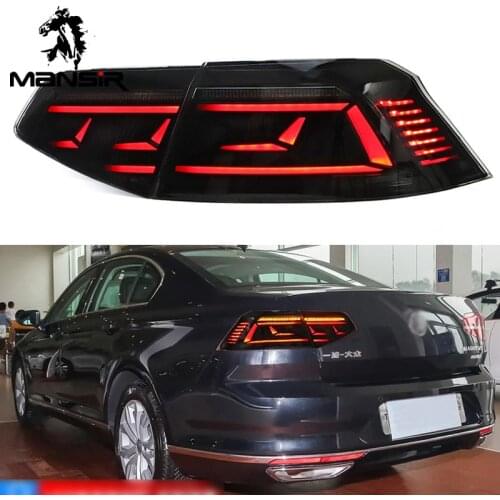 Car LED Tail Light For Volkswagen VW Passat B8 2017 2018 2019 Rear Running Light Brake Reverse Lamp Turn Signal Taillight