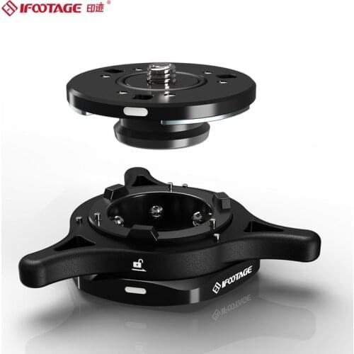 Ifootage SEASTARS Q1 QUICK RELEASE plate Base Plate Tripod Screw Mount for DSLR Camera Camcorder Manfrotto