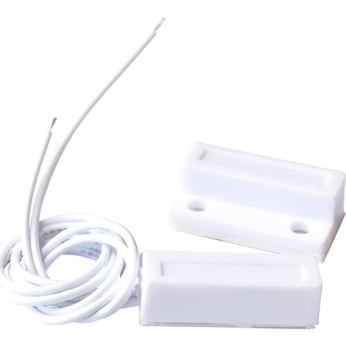 MC-38 1pair Wired Door Window Sensor 330mm Wire Lengthen Randomly Magnetic Switch Home Alarm System N.C Type