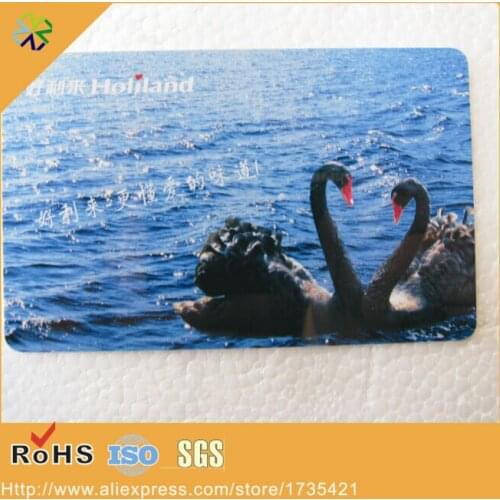 Round corner high quality CMYK printing thin 0.3mm thickness pvc plastic card