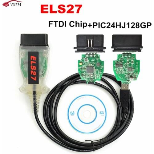 New Arrival V2.3.8 ELS27 FORScan Green PCB PIC24HJ128GP+FTDI Mircochip Multi-Language Works ELM327&J2534 Pss-Thru For F-ORD/M-az
