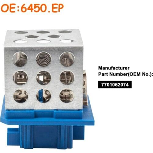 New OEM 6450.EP 6450EP For Citroen C5 Xsara Picasso Peugeot 206 CC Heater Motor Control Resistor car accessories