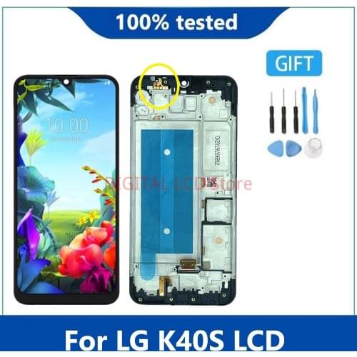 Original For 6.1" LG K40S LCD X430 X430EMW Display Touch Screen Digitizer Assembly Replacement Accessory For LG K40S lcd frame