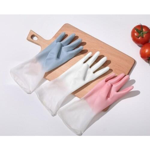 10pairs Kitchen Dishwashing Gloves Womens Thin Summer Durable Hand-held Waterproof Gloves Brush Finish Housework Cleaning