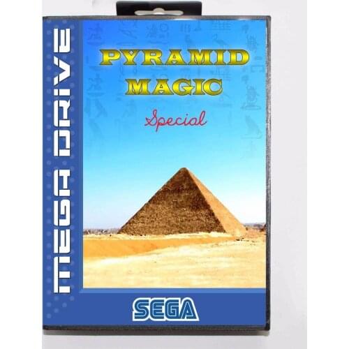 Pyramid Magic Special 16 bit MD Game Card With Retail Box For Sega Megadrive/Genesis