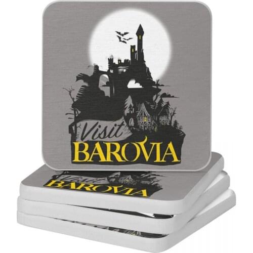 VISIT BAROVIA Diatomite Square Round Shape Coaster Anti-Scald Cup Bonsai Mat Soap Toothbrush Pad Wholesale 10x10cm