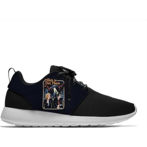 The X Files Truth Is Out There Cartoon Hot Fashion Sport Running Shoes Casual Breathable Lightweight 3D Print Men Women Sneakers