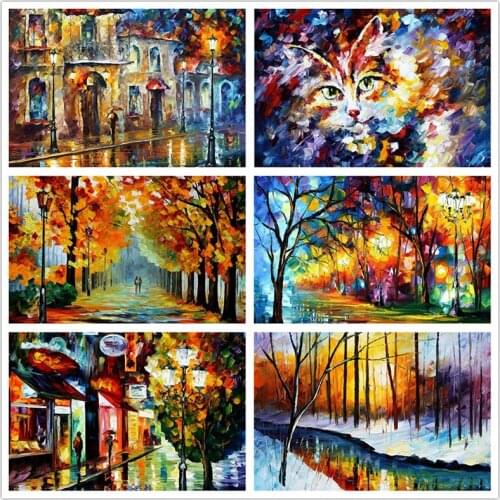Rural,Scenery,Full,5D,DIY,Diamond Painting,Needlework,Diamond Embroidery,Cross Stitch,Round Rhinestone,Home Decoration,Art XU