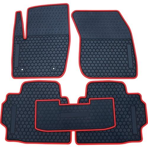 Special Rubber Car Floor Mats for Ford Modeo No Odor Waterproof Carpets