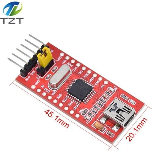 TZT FT232 FT232BL FT232RL USB 2.0 to TTL Level Download Cable to Serial Board Adapter Module 5V 3.3V Debugger