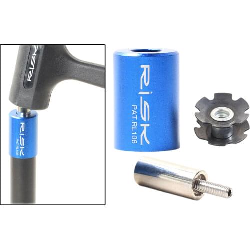 Bicycle Threadless Headset Star Nut Install Tool Expansion Sleeve Setting Installer Driver Fit For 1 1/8" 28.6mm Fork Steerer