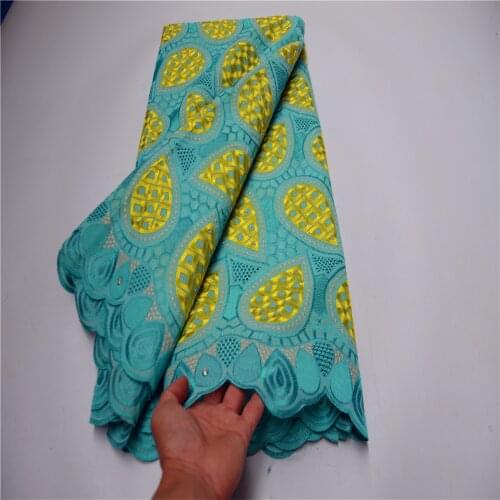 High Quality Nigerian African Lace Fabric Swiss Lace In Switzerland Fabric 100% Cotton Lace For Wedding Dress CLP-703